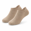 Chaussettes invisibles 35-38 en maille beige respirante pour usage quotidien