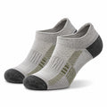 Chaussettes basses 43-46 en maille extensible gris noir vert pour sport et usage quotidien